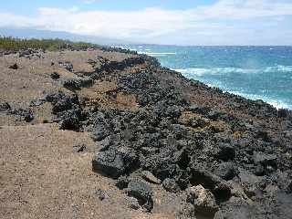 Sentier littoral d'Etang-Sal - Coules basaltiques -