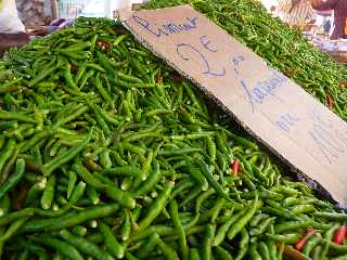 March forain de Saint-Pierre - janvier 2012 - Piments