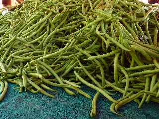 March forain de St-Pierre - Janvier 2012 - Haricots verts