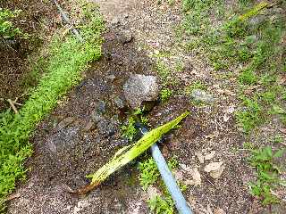 Cilaos - Sentier des Calumets  -  Canalisation vers Palmiste Rouge