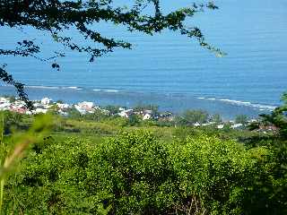 St-Leu - Sentier Pav -  Vue sur la cte