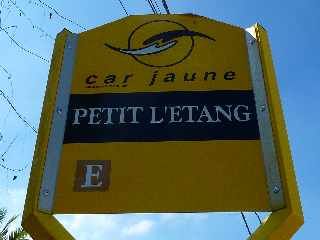 St-Leu - D 13 - Car Jaune - Ligne E - Petit l'Etang