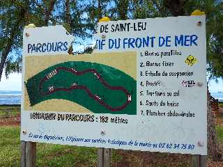 St-Leu - Parcours sportif du front de mer