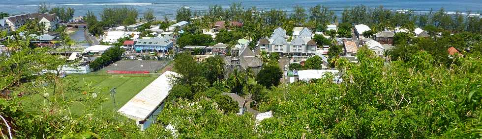 St-Leu - Sentier de la Salette - Vue sur le centre ville