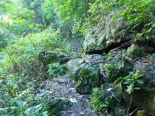 Pont d'Yves - Sentier vers le Bras de la Plaine - Eboulis