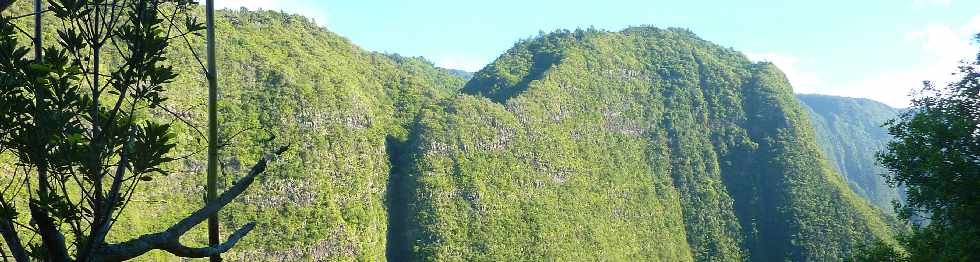 Pont d'Yves - Sentier vers le Bras de la Plaine - Ravine de l'Argamasse