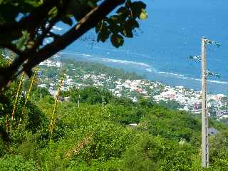 Sentier de Cayenne  Bras Mouton -  Vue sur St-Leu -