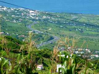 St-Leu - Bras Mouton - Vue sur la Route des Tamarins