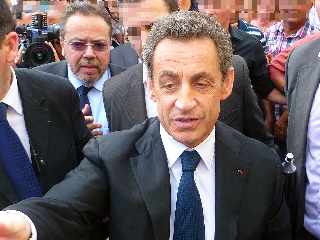 Visite de Nicolas Sarkozy  Saint-Pierre - La Runion - 4 avril 2012-