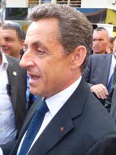 Visite de Nicolas Sarkozy  Saint-Pierre - La Runion - 4 avril 2012-