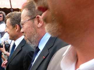 Visite de Nicolas Sarkozy  Saint-Pierre - La Runion - 4 avril 2012-