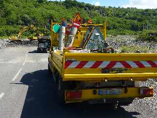 4 avril 2012 - Travaux de rtablissement du passage au Ouaki