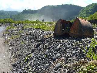 4 avril 2012 - Travaux de rtablissement du passage au Ouaki