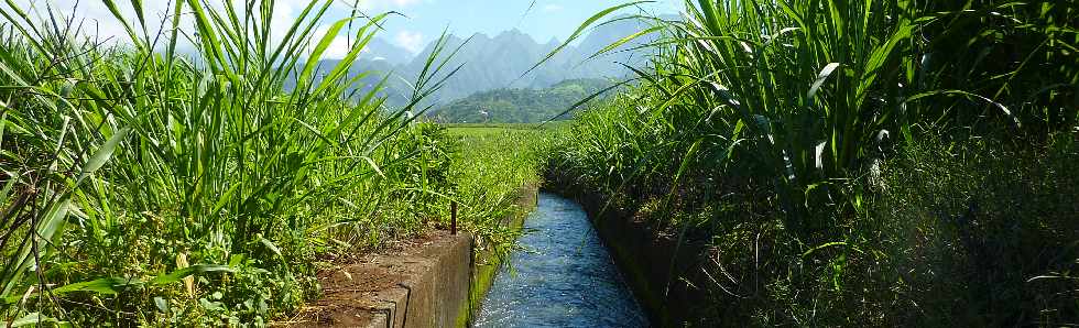 Canal de dcharge du rservoir SAPHIR de Dassy