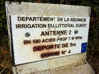 St-Paul - Borne d'irrigation Antenne 2