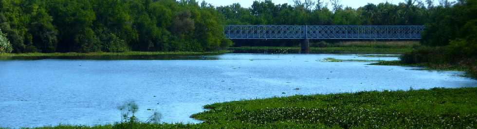 St-Paul - Pont du chemin de fer sur la Ravine Etang St-Paul -