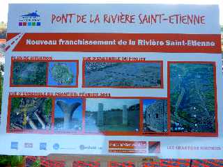 Pont sur la Rivière St-Etienne - 12 juillet 2012 - Panneaux