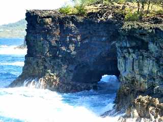 St-Philippe - Sentier littoral - Fond de Parc - Arche naturelle