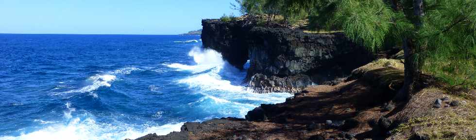 St-Philippe - Sentier littoral - Fond de Parc - Arche naturelle