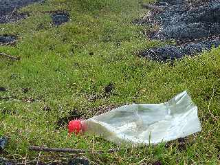 St-Philippe - Littoral  - Bouteilles vides