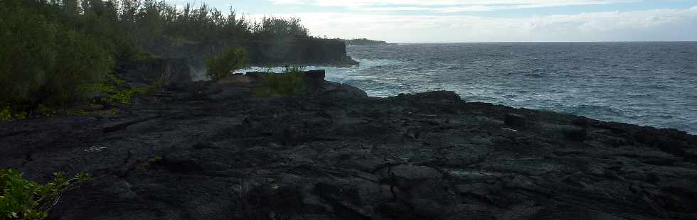 St-Philippe - Littoral  - Dalles volcaniques