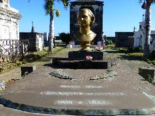 St-Paul - Cimetire marin - Tombe de Leconte de Lisle