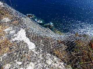 Falaises de St-Paul - Filets de protection