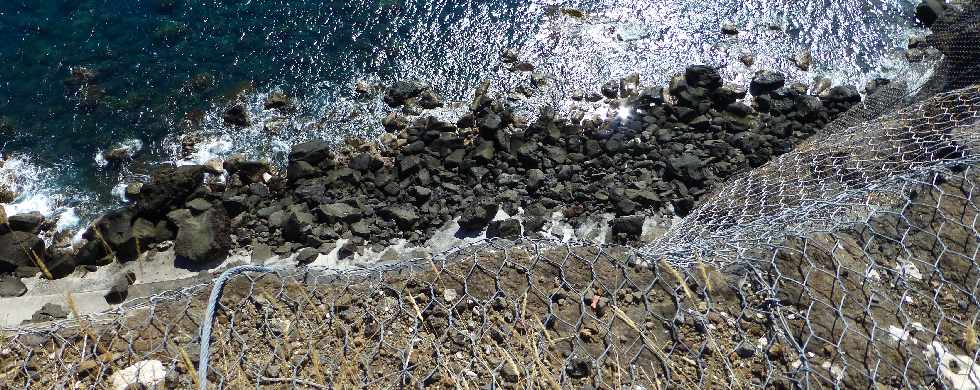 Falaises de St-Paul - Filets de protection