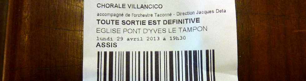 Choeur Villancico - Eglise de Pont d'Yves - 29 avril 2013 - Petite messe mascareigne de Thierry Clouet et Requiem ZWV 46 de Zelenka -