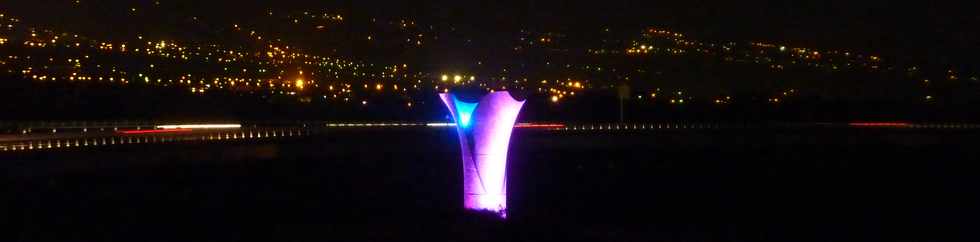 15 juin 2013 - Nouveau pont sur la rivire St-Etienne de nuit