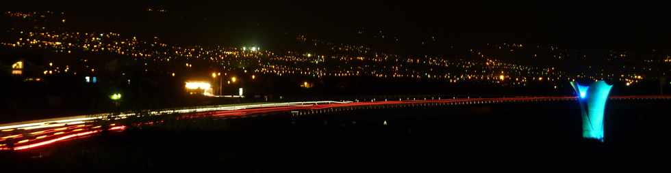 15 juin 2013 - Nouveau pont sur la rivire St-Etienne de nuit