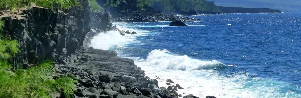 Sentier littoral de St-Philippe -  Coule 2007 et Roche  Jacquot