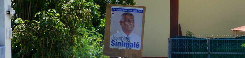 4 avril 2014 - St-Paul - Bellemne - Affiche lectorale