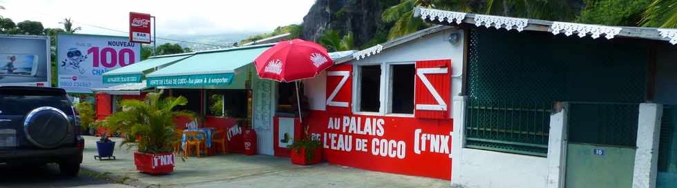 18 avril 2014 - St-Paul - Rosalie, ti train touristique - Tamarun - Au Palais de l'eau de coco