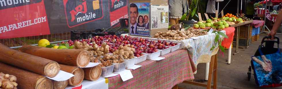 24 mai 2014 - St-Pierre - March forain - Palmistes, goyaviers et lections europennes