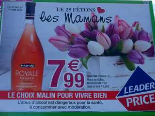 Mai 2014 - Pub Leader Price Fte de mres