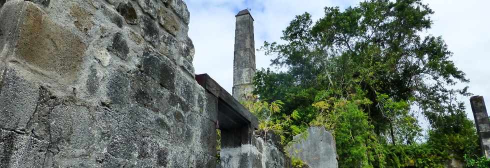 Juin 2014 - Ste-Rose - Ancienne usine sucrire de Ravine Glissante - Chantier cole insertion