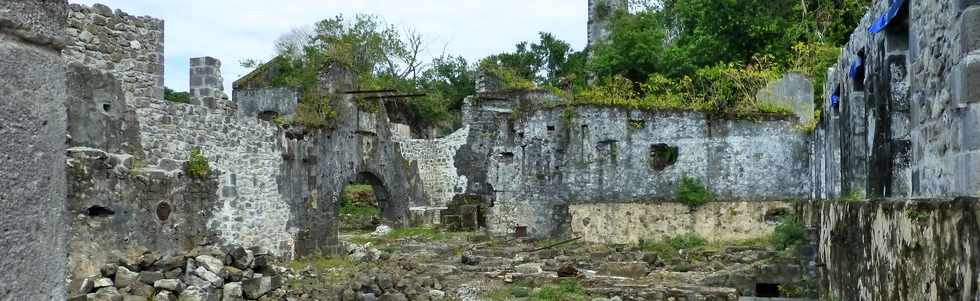 Juin 2014 - Ste-Rose - Ancienne usine sucrire de Ravine Glissante - Chantier cole insertion