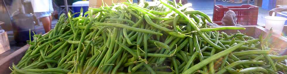 13 septembre 2014 - March forain de St-Pierre -  Haricots verts