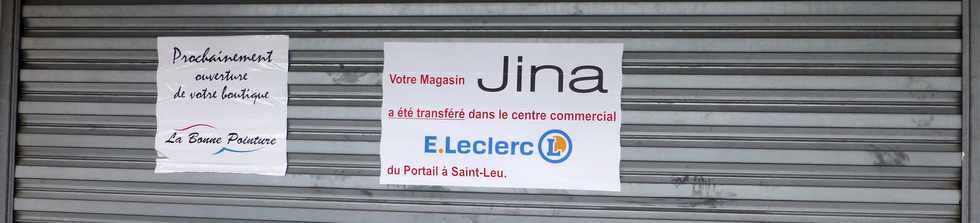 17 octobre 2014 - St-Leu - Transfert de magasins au Portail