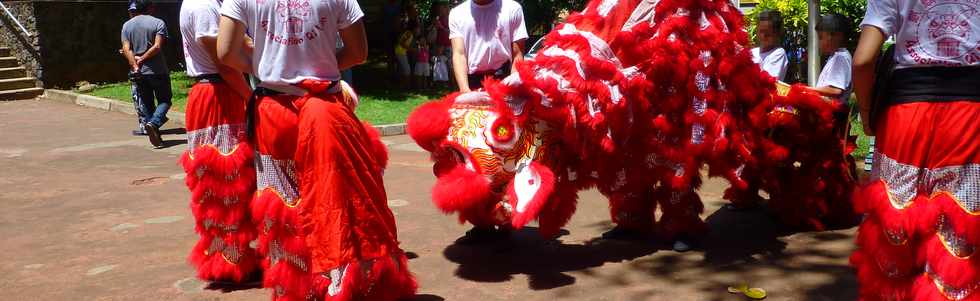 28 fvrier -Mdiathque de St-Pierre - Danse du lion -Association Qi Lin