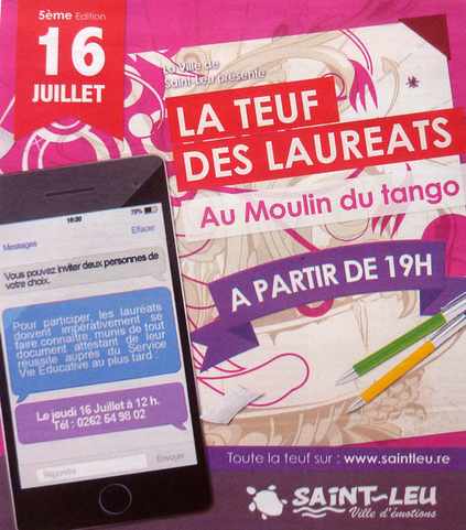 8 juillet 2015 - Bac 2015 - St-Leu - La Teuf des lauréats