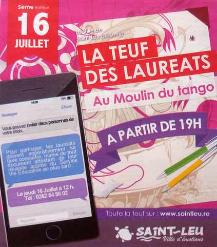 8 juillet 2015 - Bac 2015 - St-Leu - La Teuf des laurats