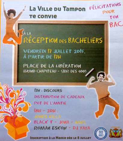 8 juillet 2015 - Bac 2015 - Le Tampon