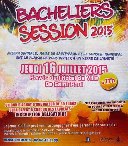 8 juillet 2015 - Bac 2015 - St-Paul