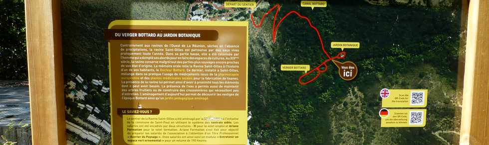 Septembre 2015 - St-Gilles les Bains - Sentier touristique du Verger Bottard - Jardin botanique -