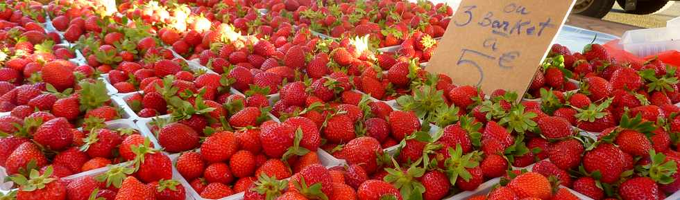 12 dcembre 2015 - St-Pierre - March forain - Fraises