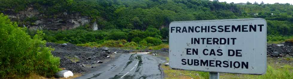 7 fvrier 2016 - Bras de Cilaos - Radier du Ouaki submerg -