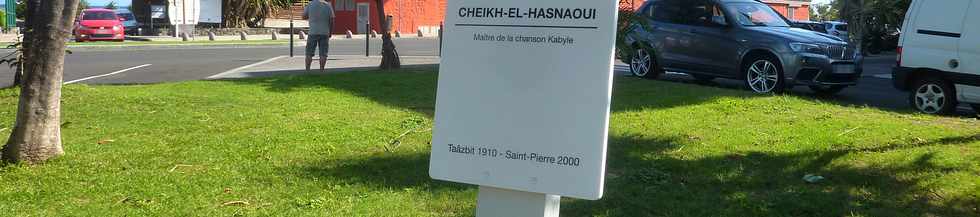 18 avril 2016 - St-Pierre - Plaque Cheikh El Hasnaoui