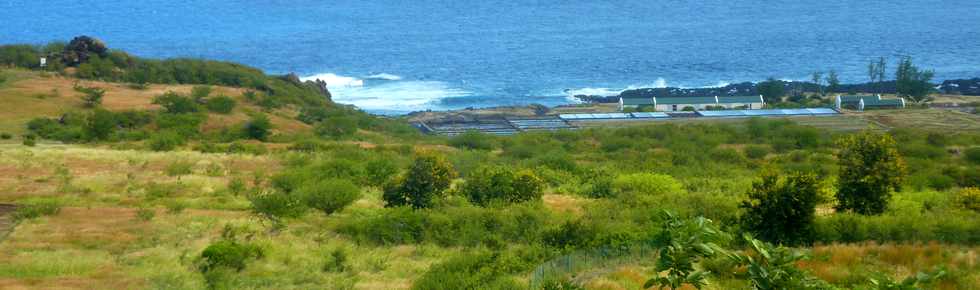 22 avril 2016 - St-Leu - Vue depuis le Muse de Stella vers les salines-